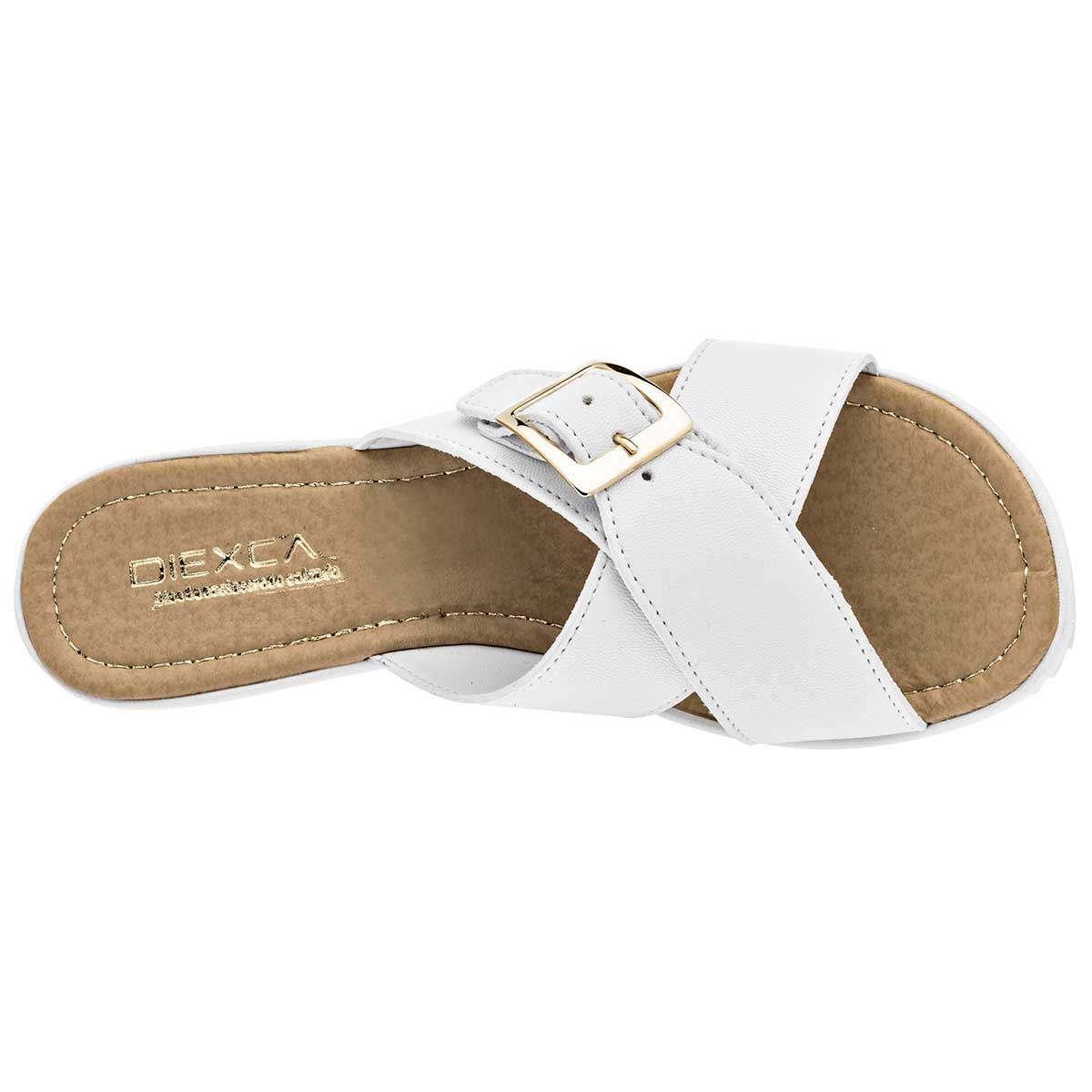 Sandalias Exterior Piel sintética Color Blanco Para Mujer De RBCOLLECTION