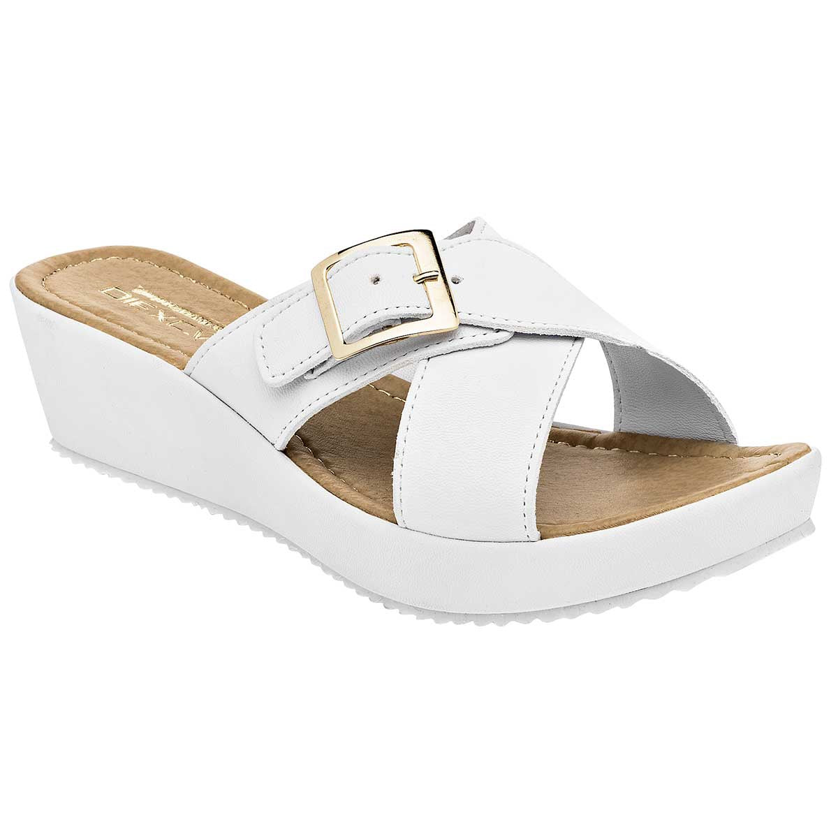 Sandalias Exterior Piel sintética Color Blanco Para Mujer De RBCOLLECTION