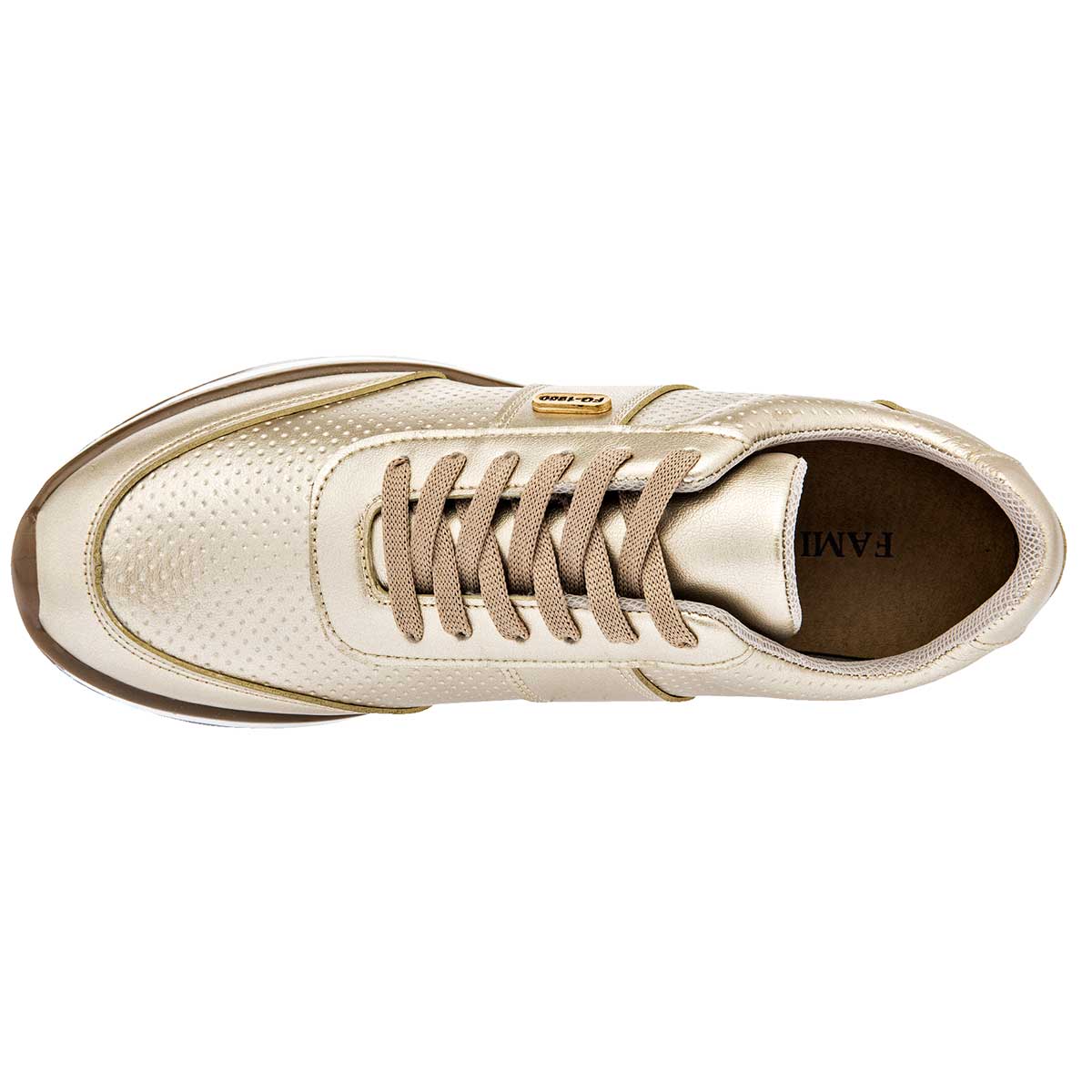 Zapatos casuales Exterior Piel sintética Color Oro Para Mujer De RBCOLLECTION