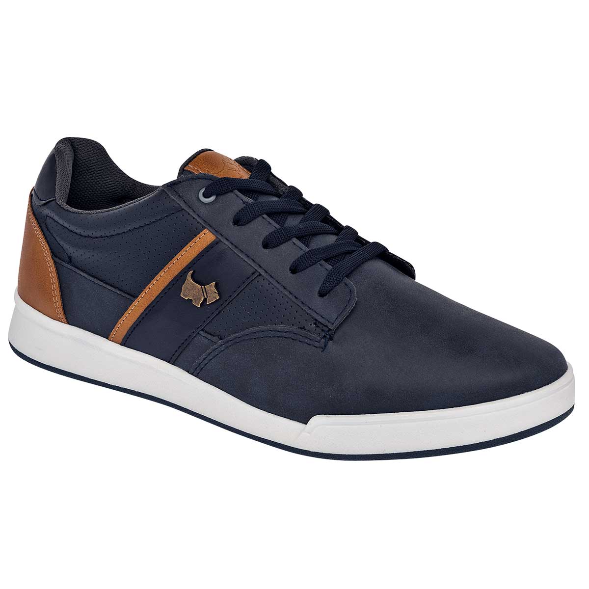 Tenis con cordones Exterior Sintético Color Marino Para Hombre De Ferrioni