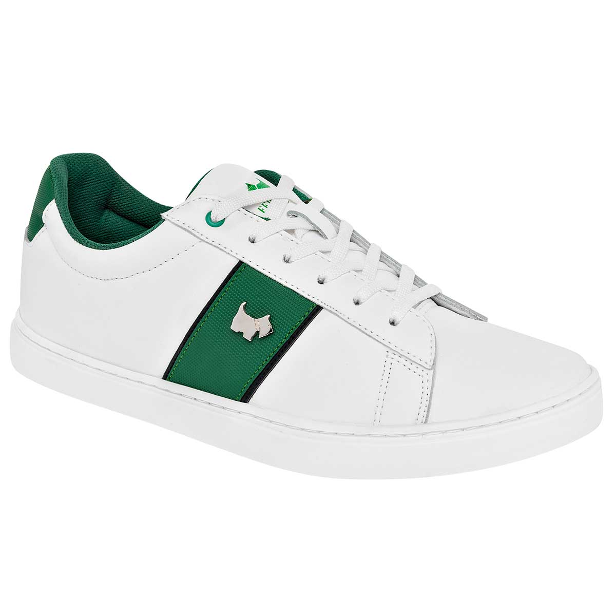 Tenis con cordones Exterior Sintético Color Blanco Con Verde Para Hombre De Ferrioni