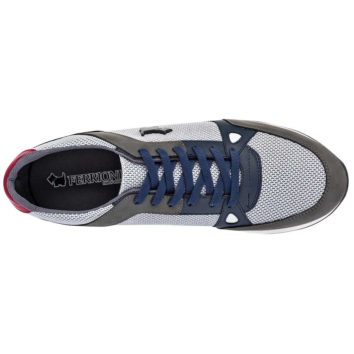 Tenis con cordones Exterior Sintético Color Gris Para Hombre De Ferrioni