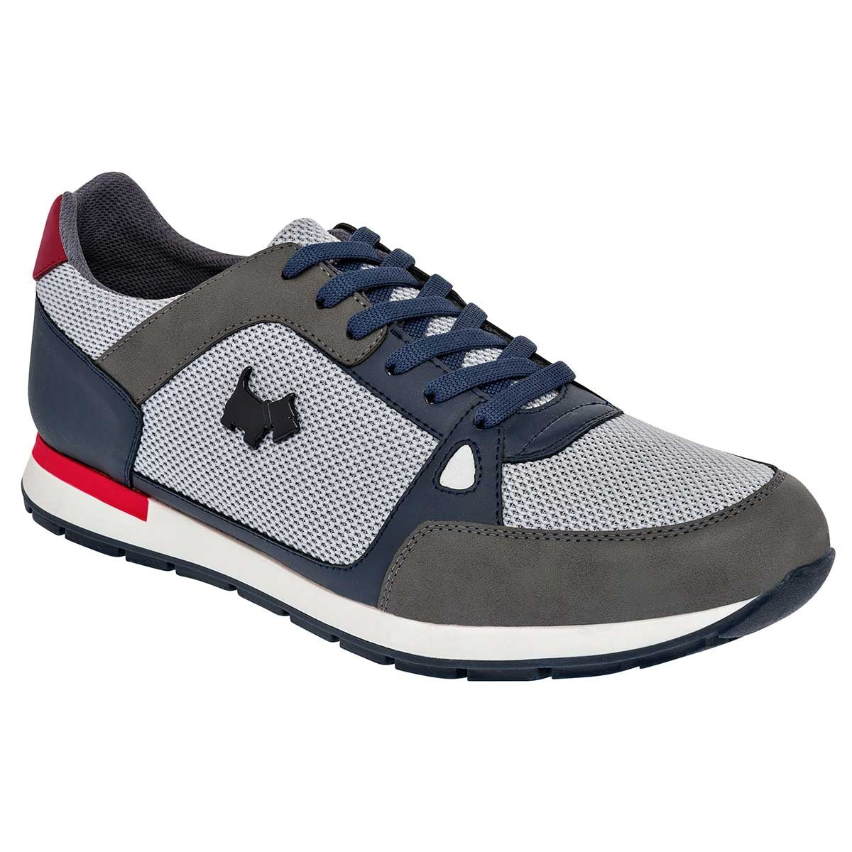 Tenis con cordones Exterior Sintético Color Gris Para Hombre De Ferrioni