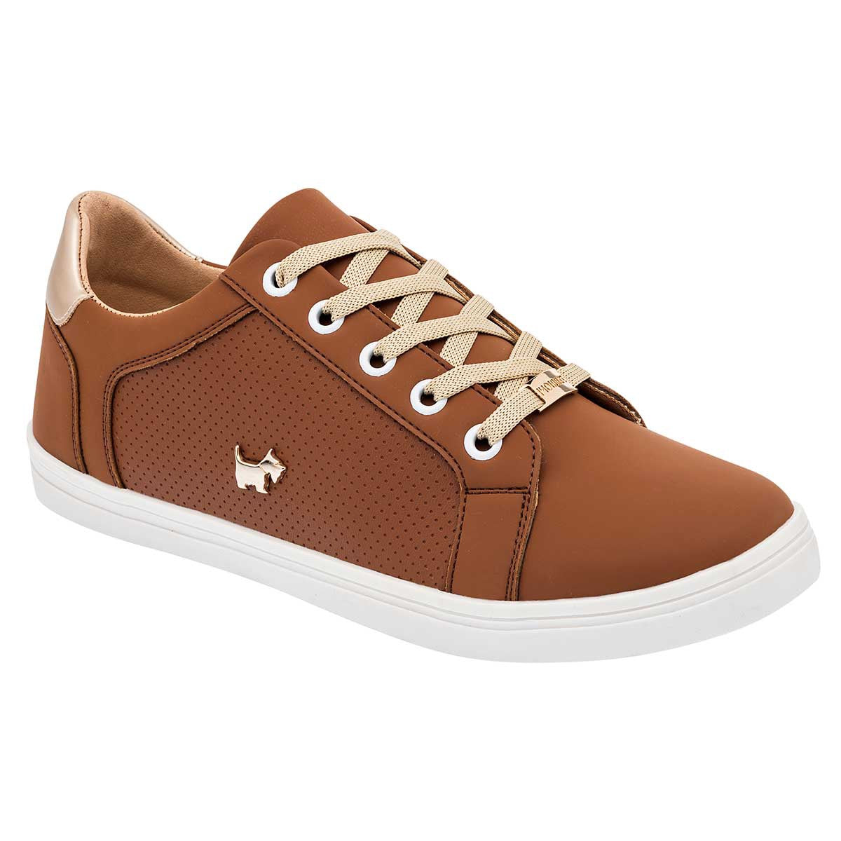 Tenis urbanos Exterior Sintético Color Camel Para Mujer De Ferrioni