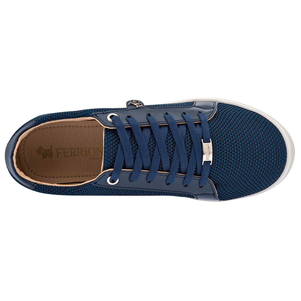 Tenis urbanos Exterior Textil Color Marino Para Mujer De Ferrioni