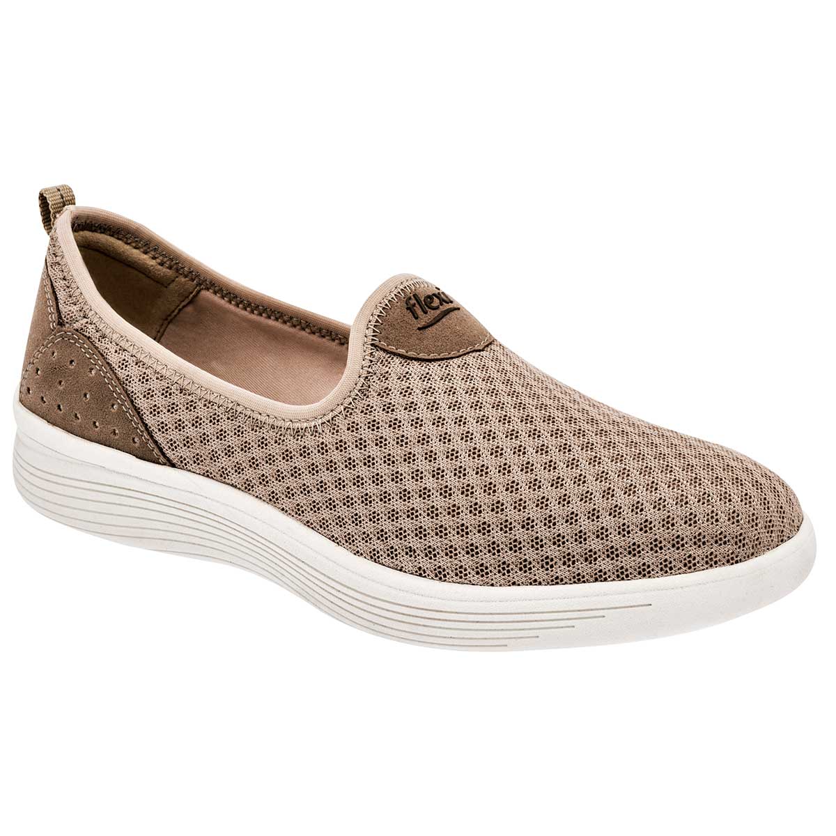 Tenis urbanos Exterior Textil Color Beige  Para Mujer De Flexi