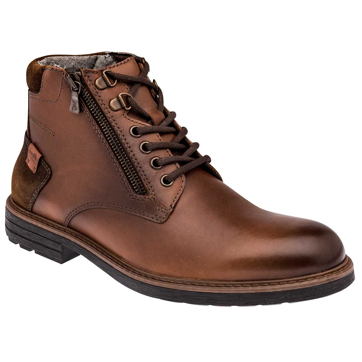 Botas casuales Exterior Piel Color Café Para Hombre De Flexi