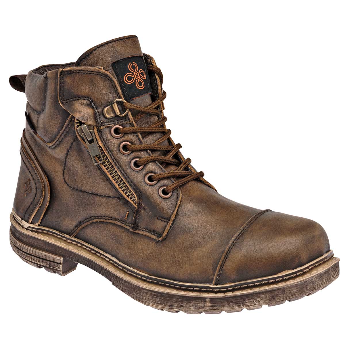 Botas casuales Exterior Piel Color Café Para Hombre De Jack Rud