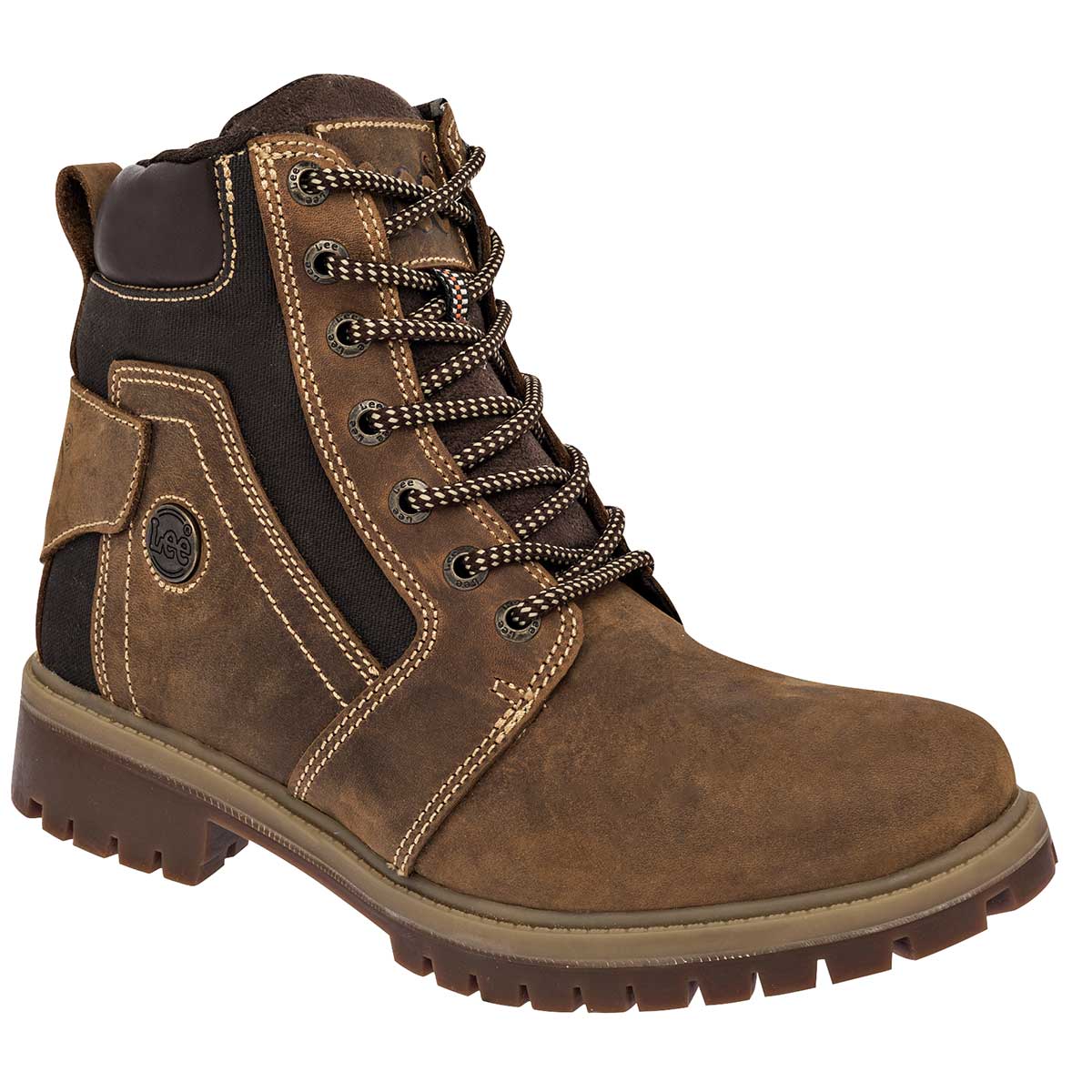 Botas casuales Exterior Piel Color Camel Para Hombre De Lee