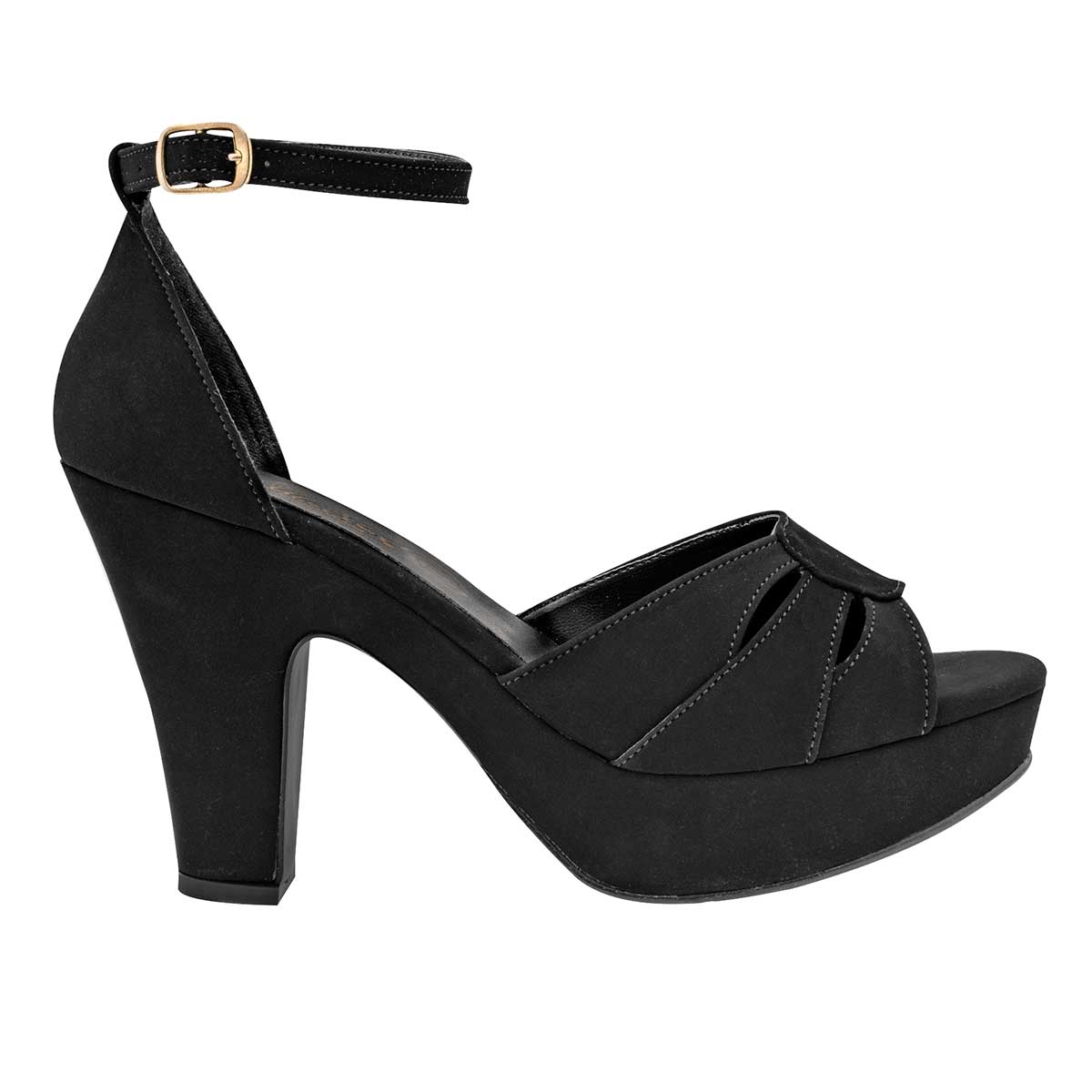 Tacones Exterior Piel sintética Color Negro Para Mujer De RBCOLLECTION