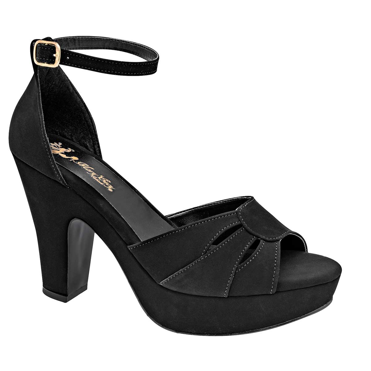 Tacones Exterior Piel sintética Color Negro Para Mujer De RBCOLLECTION