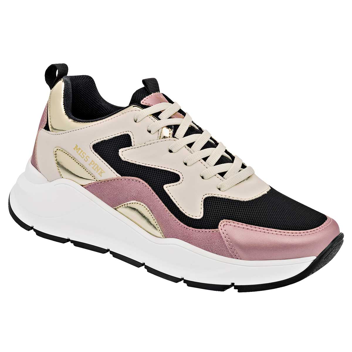 Tenis urbanos Exterior Sintético Color Negro Para Mujer De Miss Pink