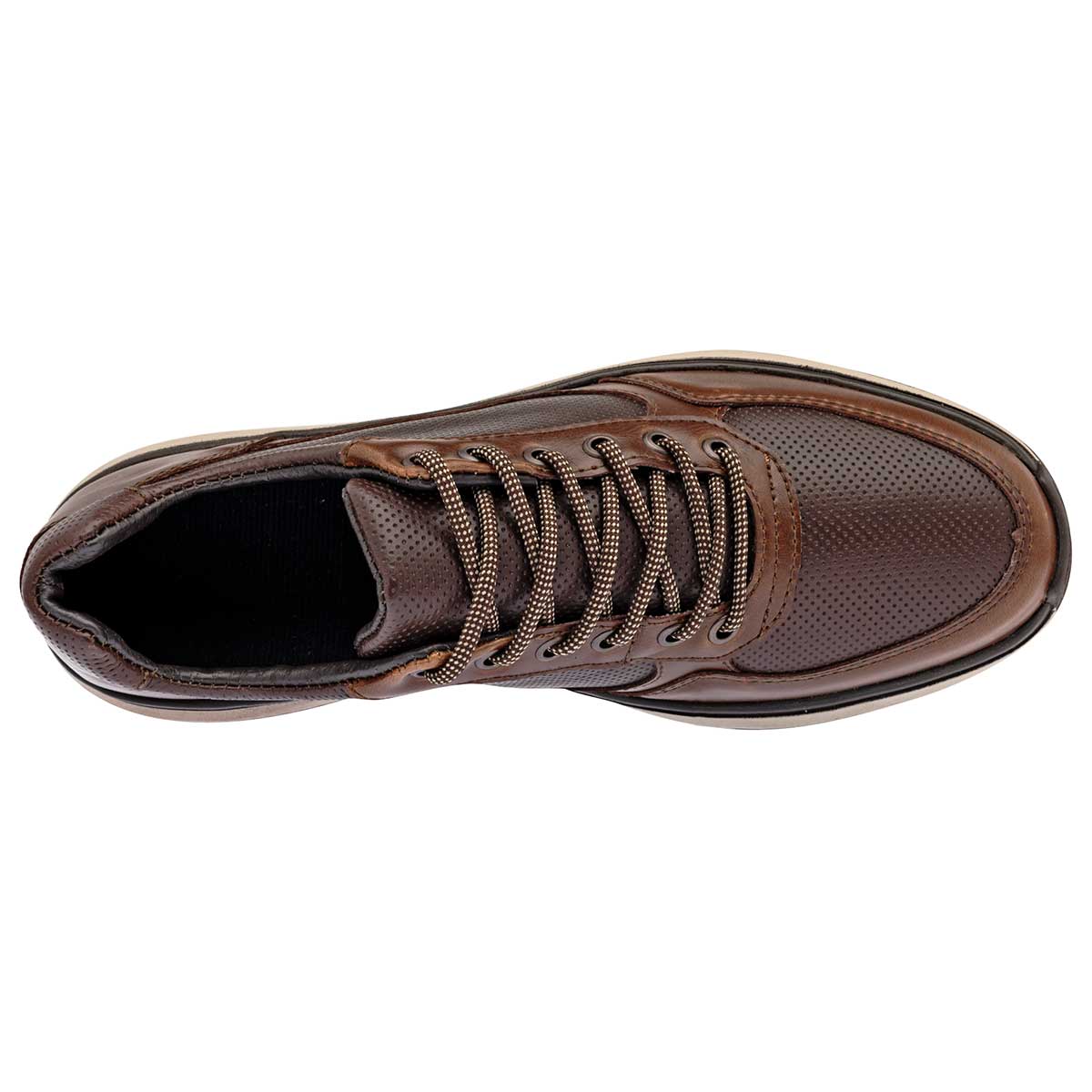 Oxfords Exterior Piel-Sintética Color Café Para Hombre De RBCOLLECTION