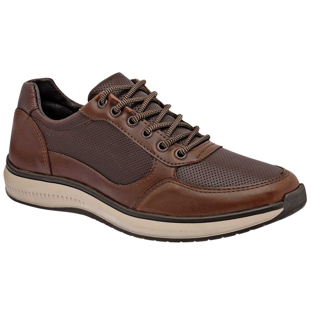 Oxfords Exterior Piel-Sintética Color Café Para Hombre De RBCOLLECTION