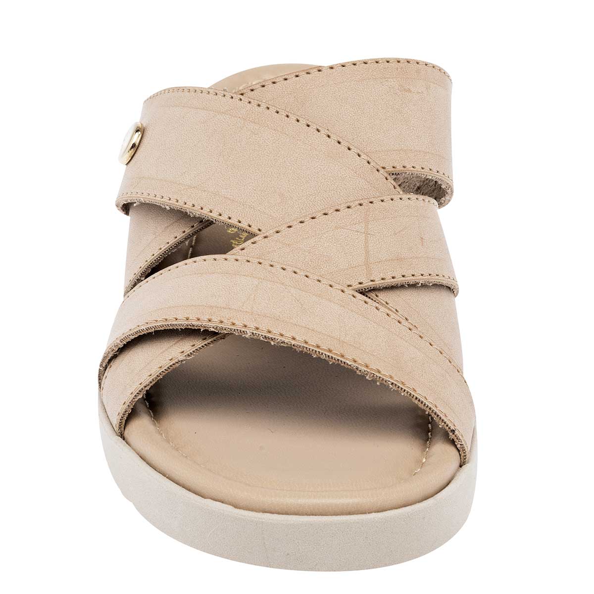 Sandalias con plataforma Exterior Sintético Color Camel Para Mujer De Moramora