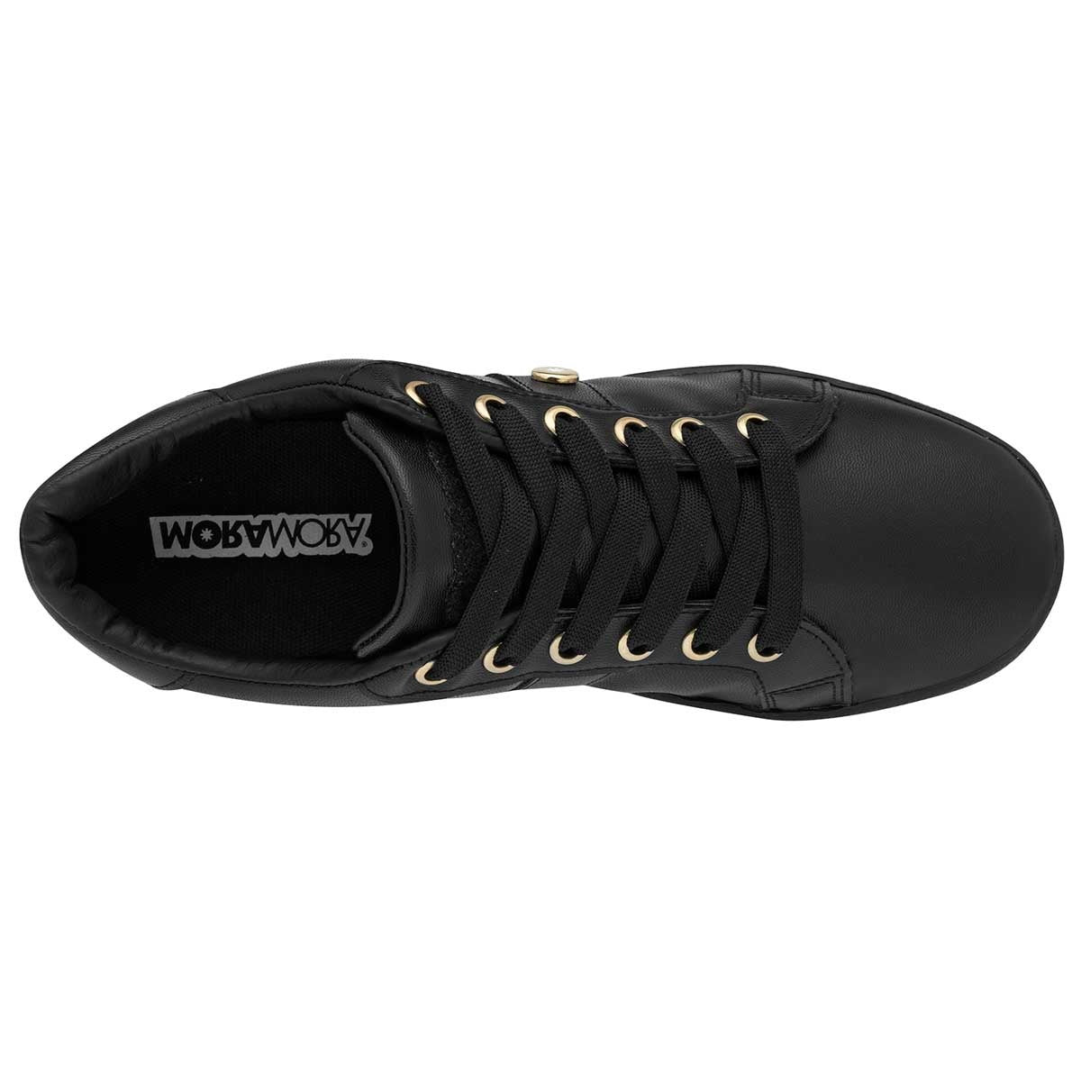 Tenis urbanos Exterior Sintético Color Negro Para Mujer De Moramora