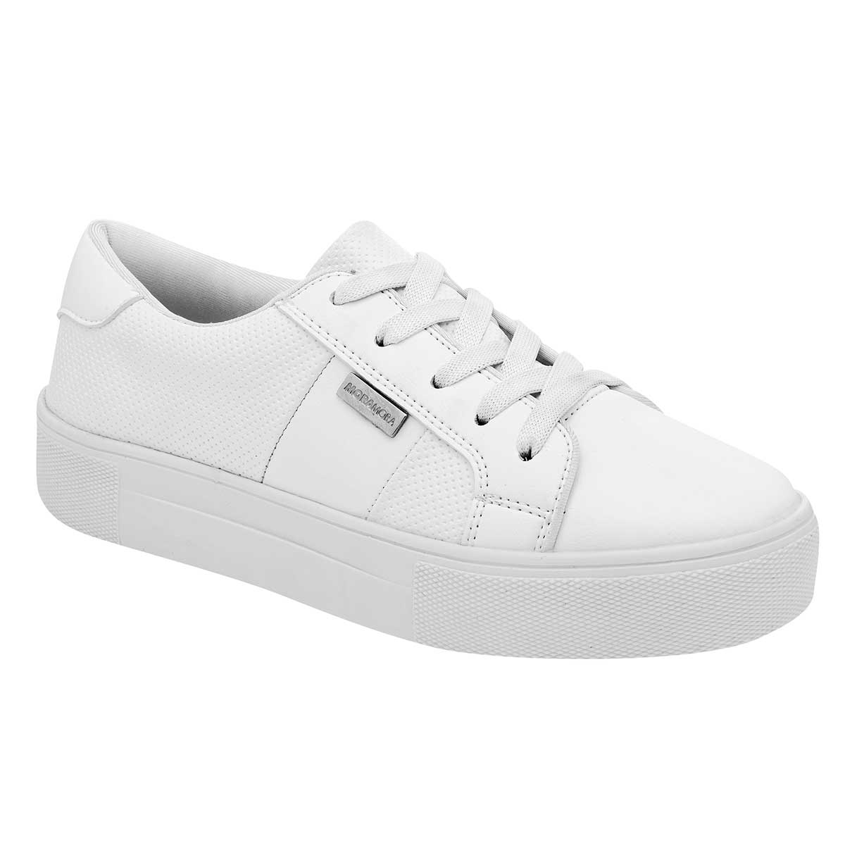 Tenis urbanos Exterior Sintético Color Blanco Para Mujer De Moramora