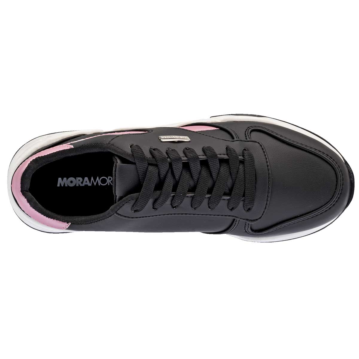 Tenis urbanos Exterior Sintético Color Negro Para Mujer De Moramora