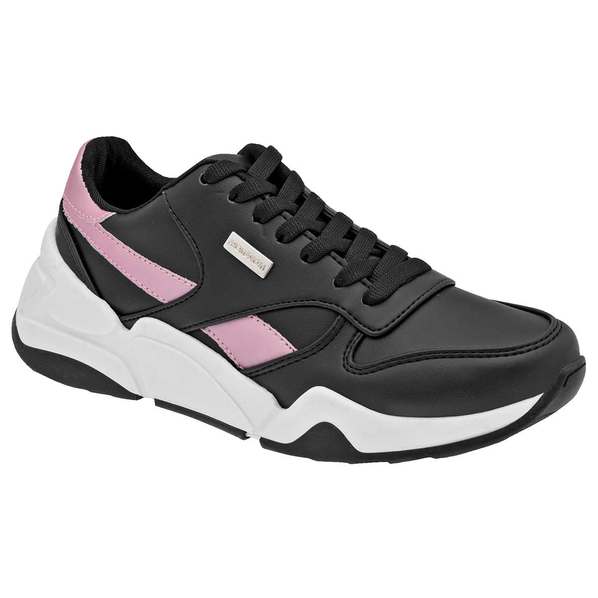 Tenis urbanos Exterior Sintético Color Negro Para Mujer De Moramora