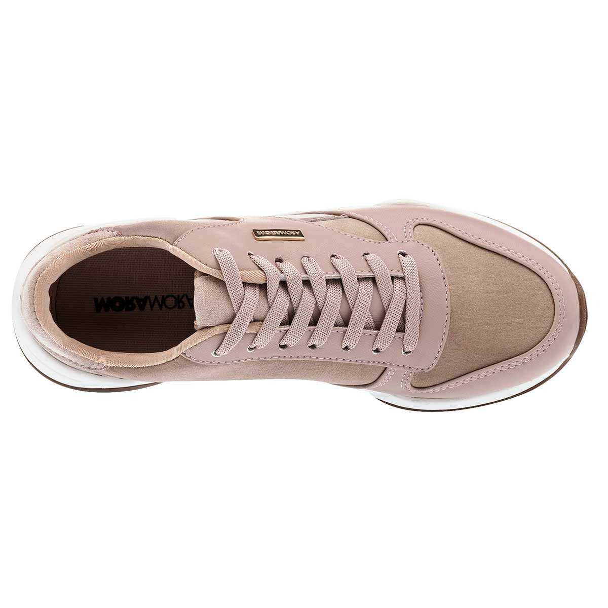 Tenis urbanos Exterior Sintético Color Rosa Para Mujer De Moramora