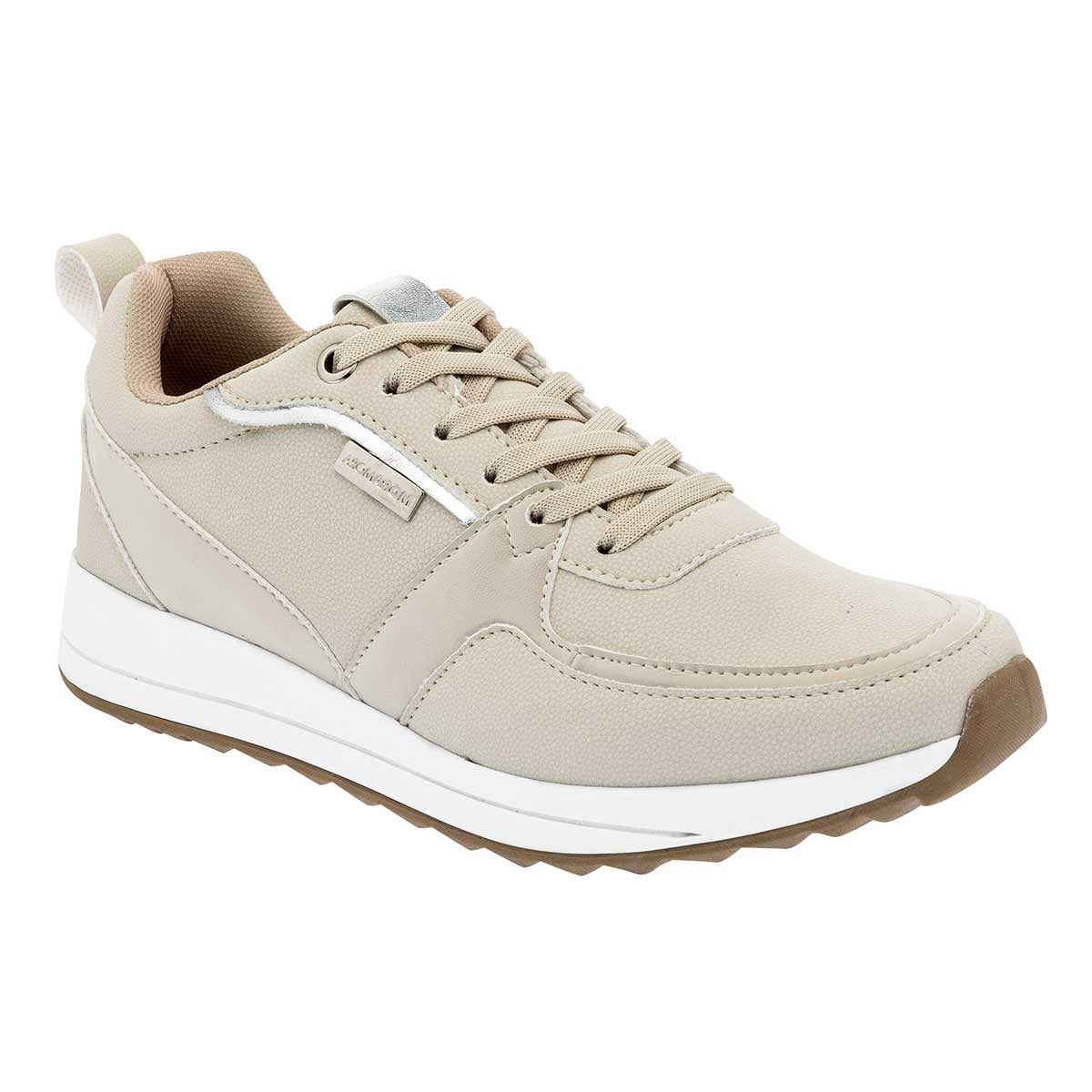 Tenis urbanos Exterior Sintético Color Beige  Para Mujer De Moramora