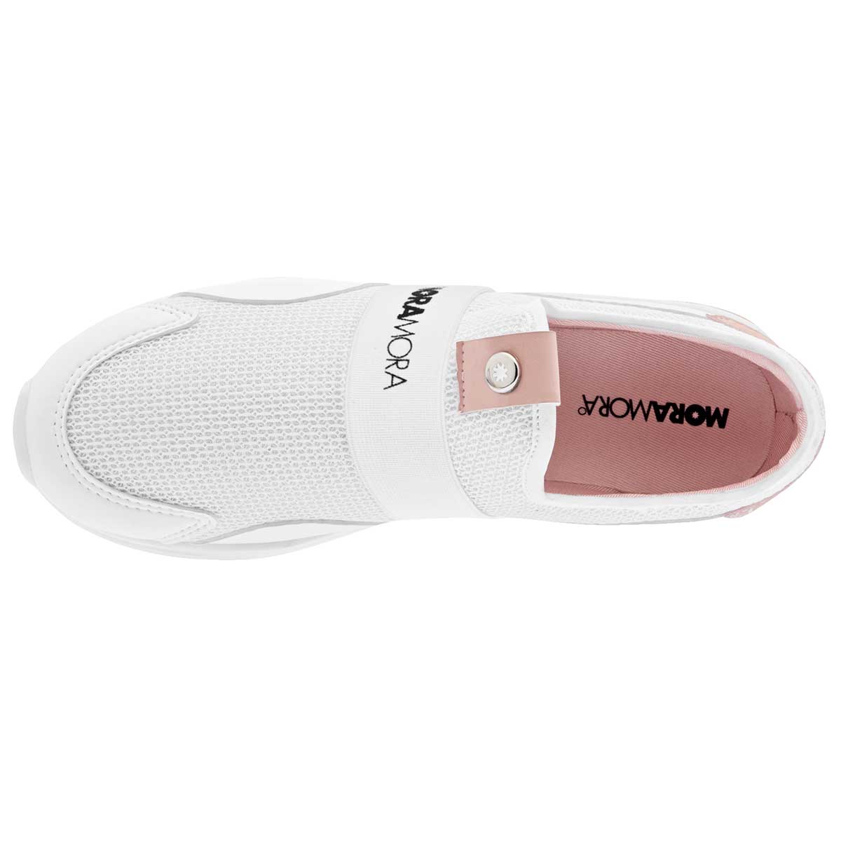 Tenis urbanos Exterior Textil Color Blanco Para Mujer De Moramora