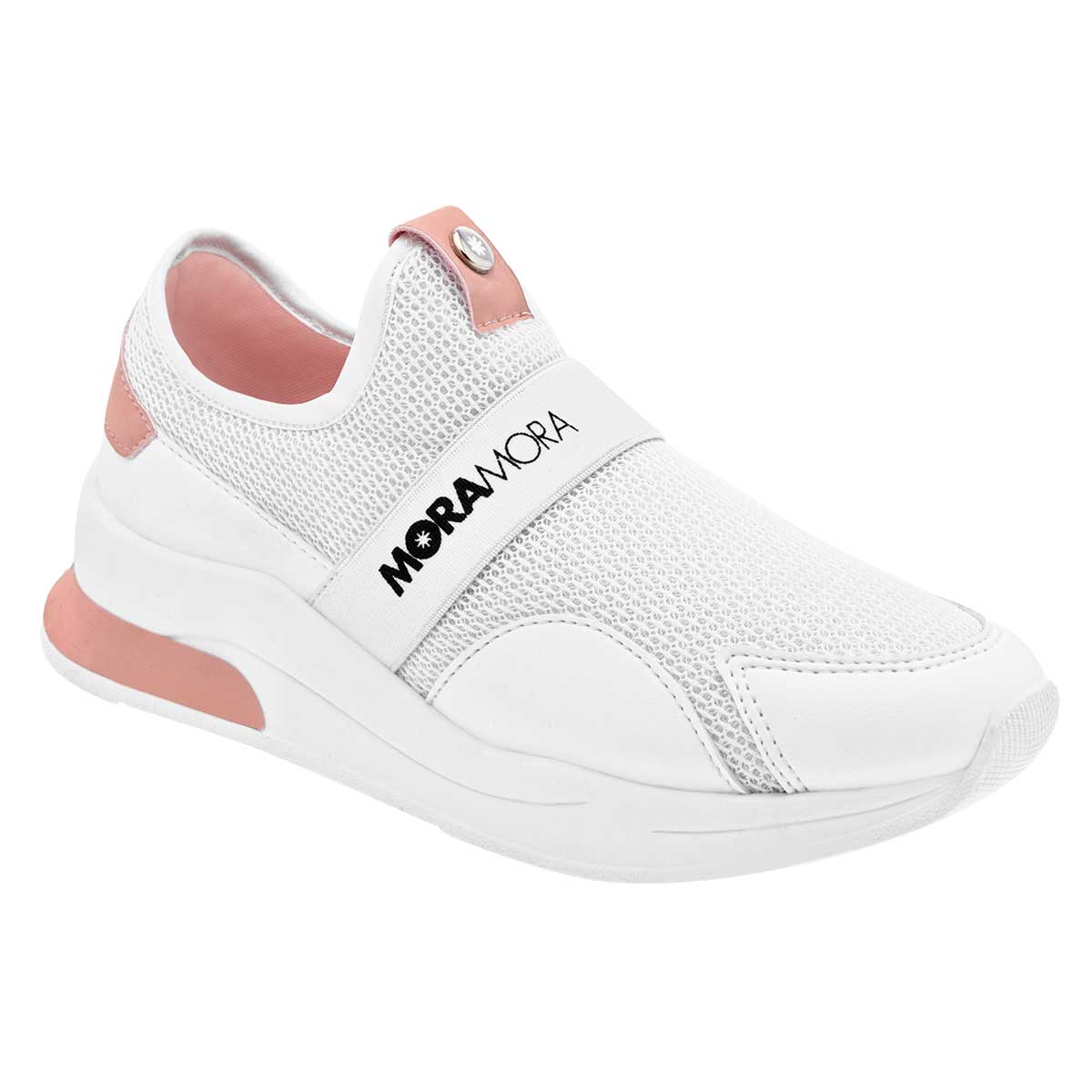 Tenis urbanos Exterior Textil Color Blanco Para Mujer De Moramora