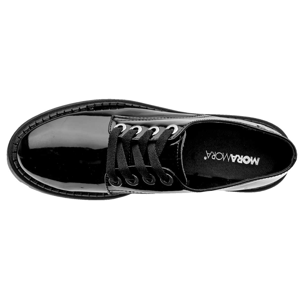 Zapatos casuales Exterior Piel sintética Color Negro De Charol Para Mujer De Moramora