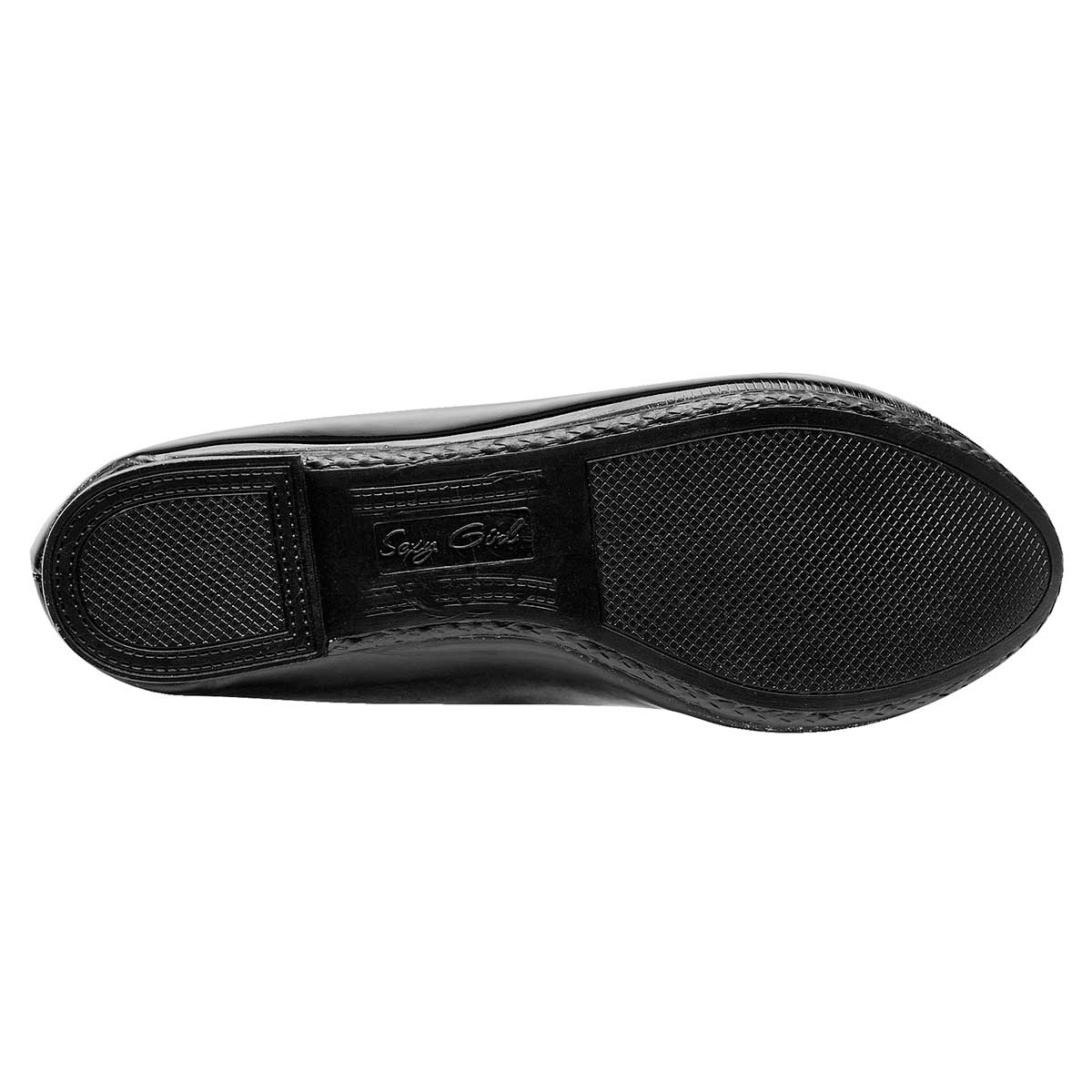 Flats Exterior Piel sintética Color Negro De Charol Para Mujer De Sexy Girl