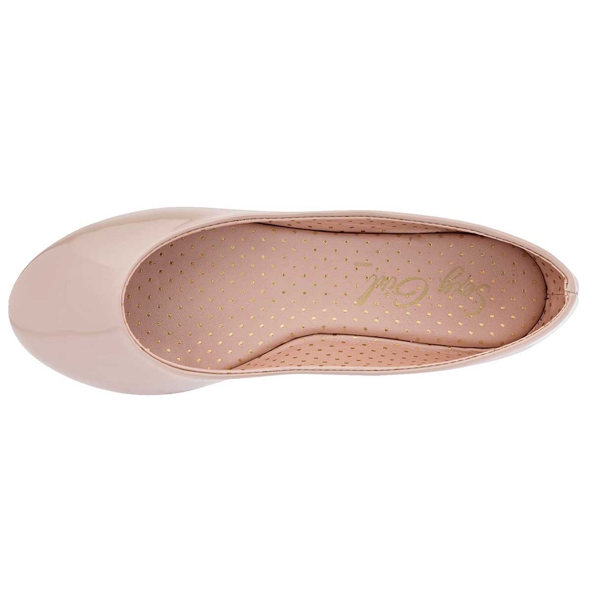 Flats Exterior Piel sintética Color Beige Para Mujer De Sexy Girl