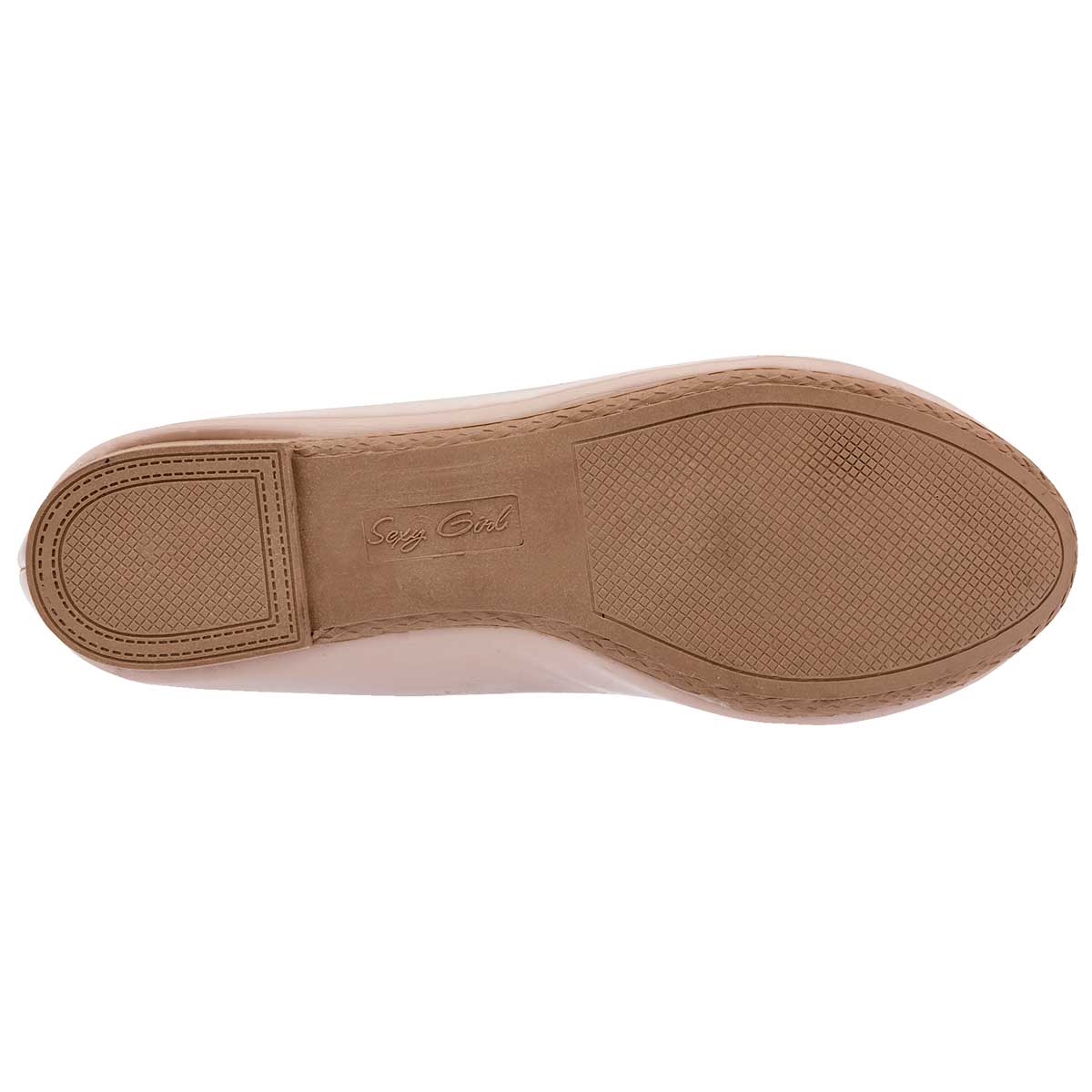 Flats Exterior Piel sintética Color Beige Para Mujer De Sexy Girl