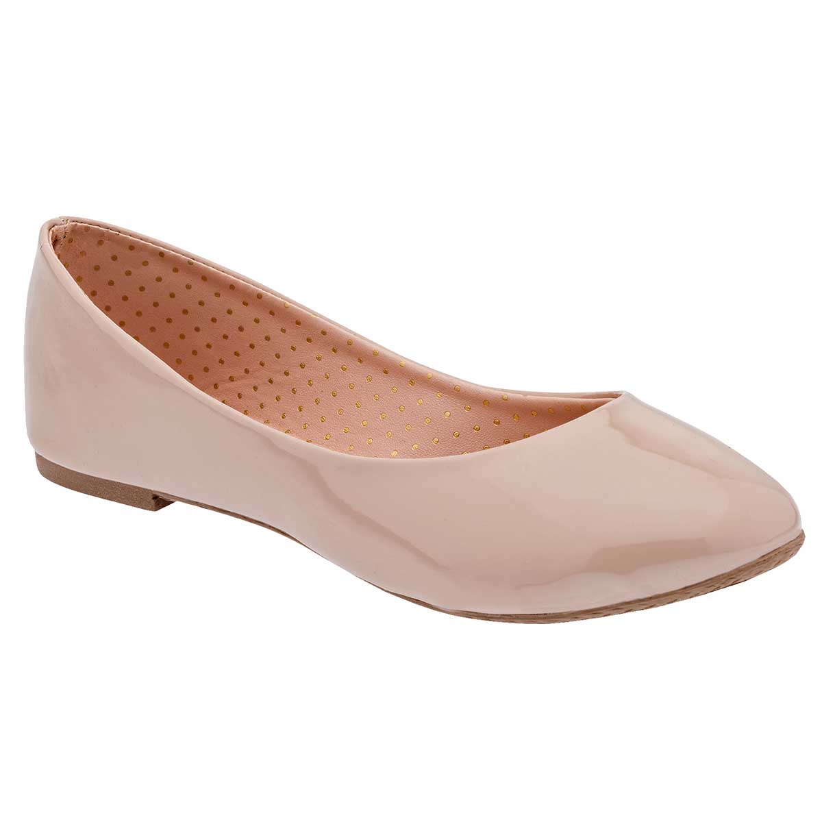 Flats Exterior Piel sintética Color Beige Para Mujer De Sexy Girl