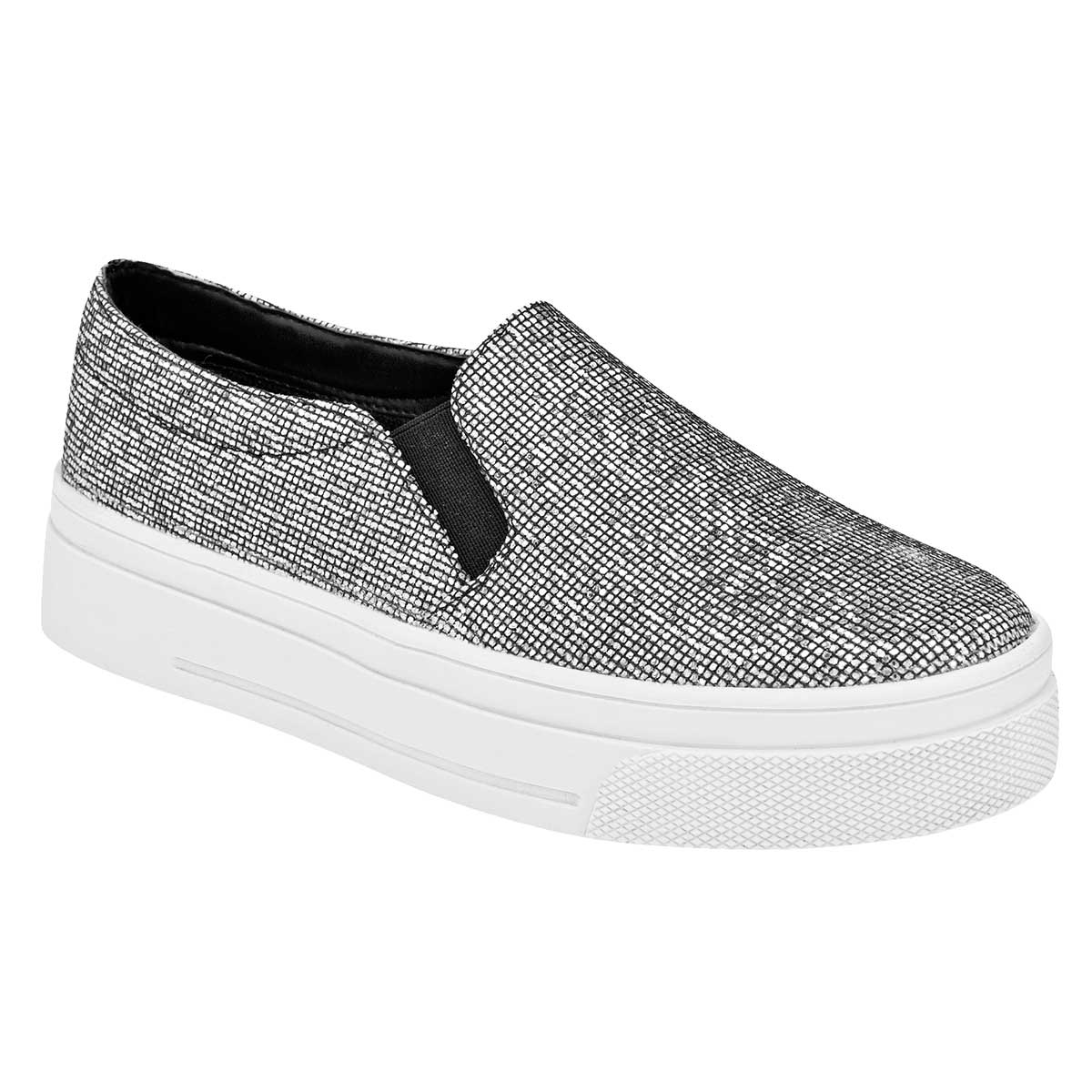 Zapatos casuales Exterior Piel sintética Color Plata Para Mujer De RBCOLLECTION