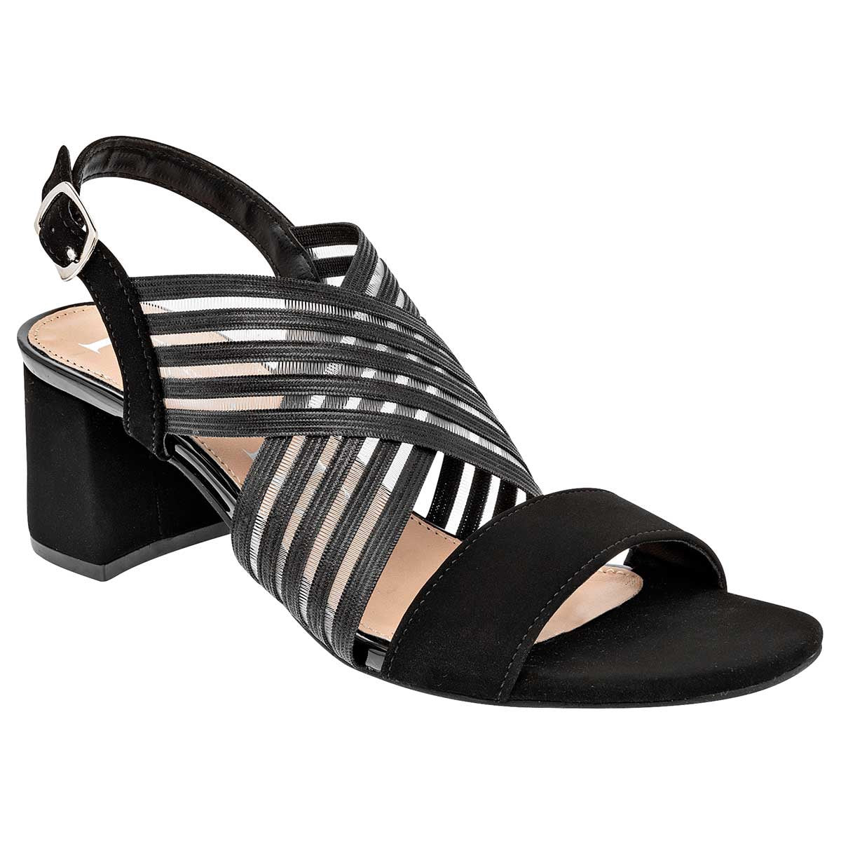 Tacones Exterior Piel sintética Color Negro Para Mujer De Clasben