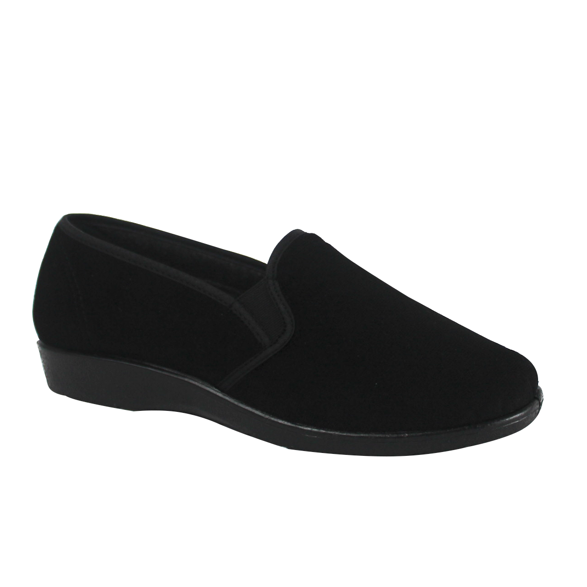 Zapato Casual con Elástico de Descanso Para Mujer Color Negro TOVACO