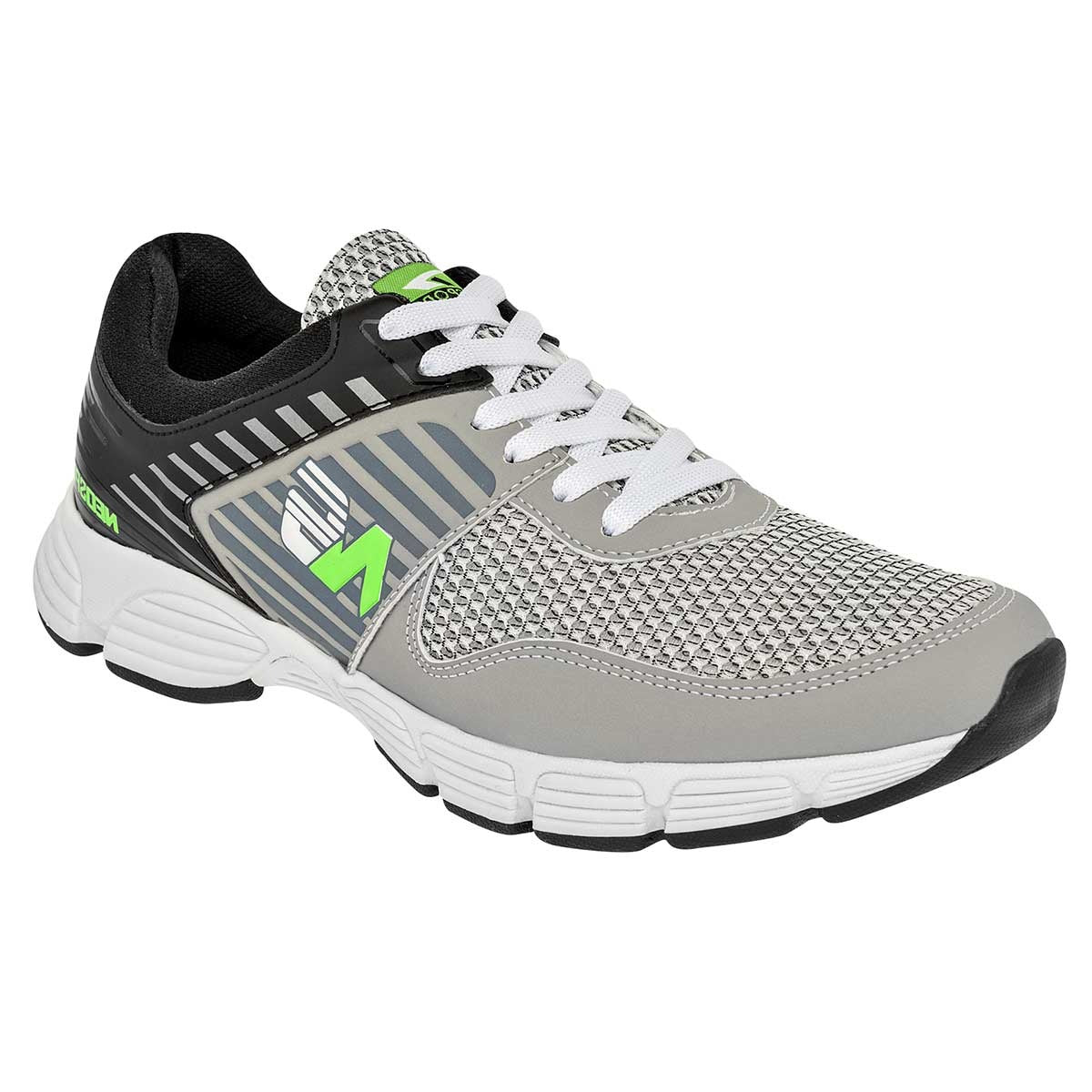 Tenis deportivos Exterior Sintético Color Gris Con Negro Para Hombre De Neosport