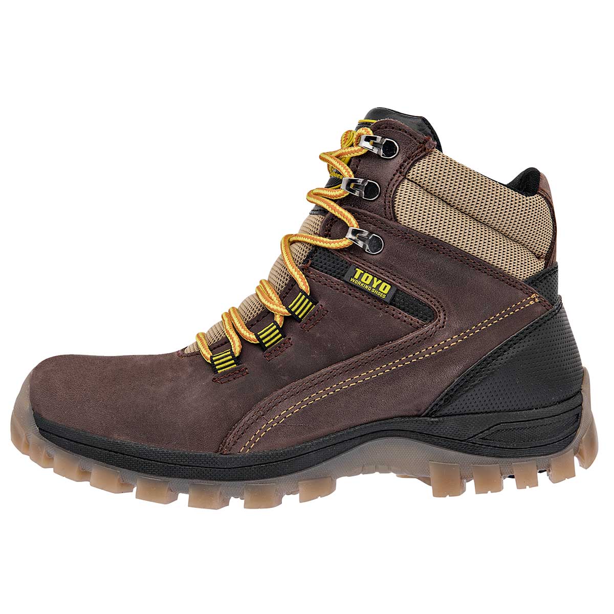 Botas hiking Exterior Piel-Textil Color Café Con Negro Para Hombre De RBCOLLECTION