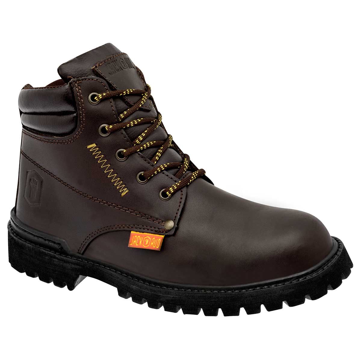 Botas industriales Exterior Piel Color Café Para Hombre De Jack Rud