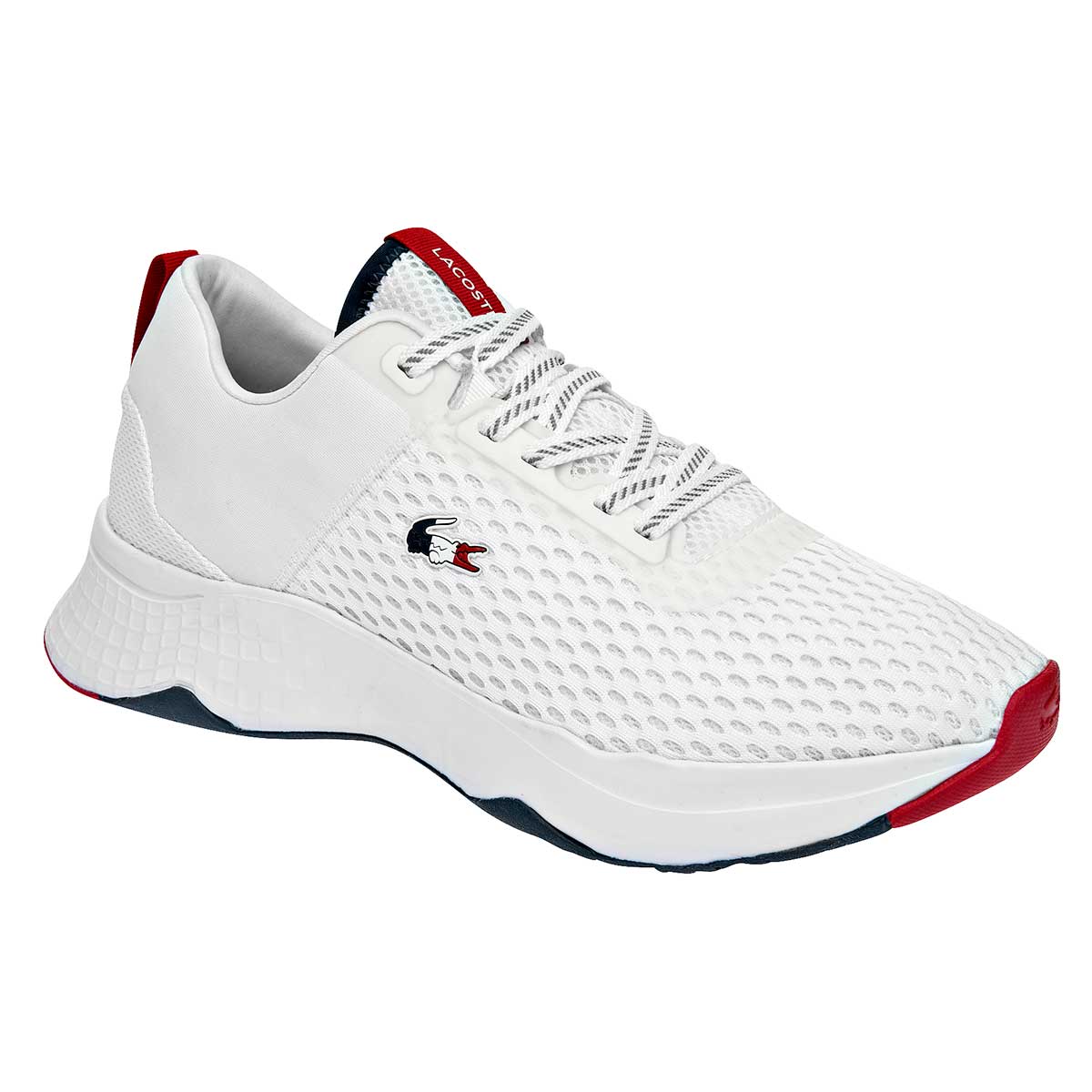 Tenis deportivos  740SMA0101-407 Para Hombre Color Blanco De Lacoste