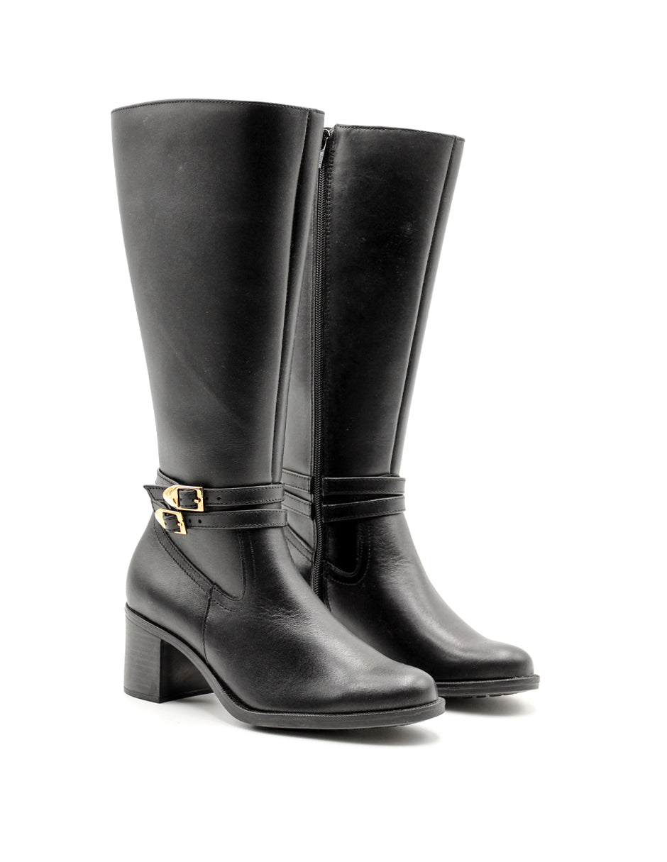 Botas altas Color Negro Para Mujer De Flexi