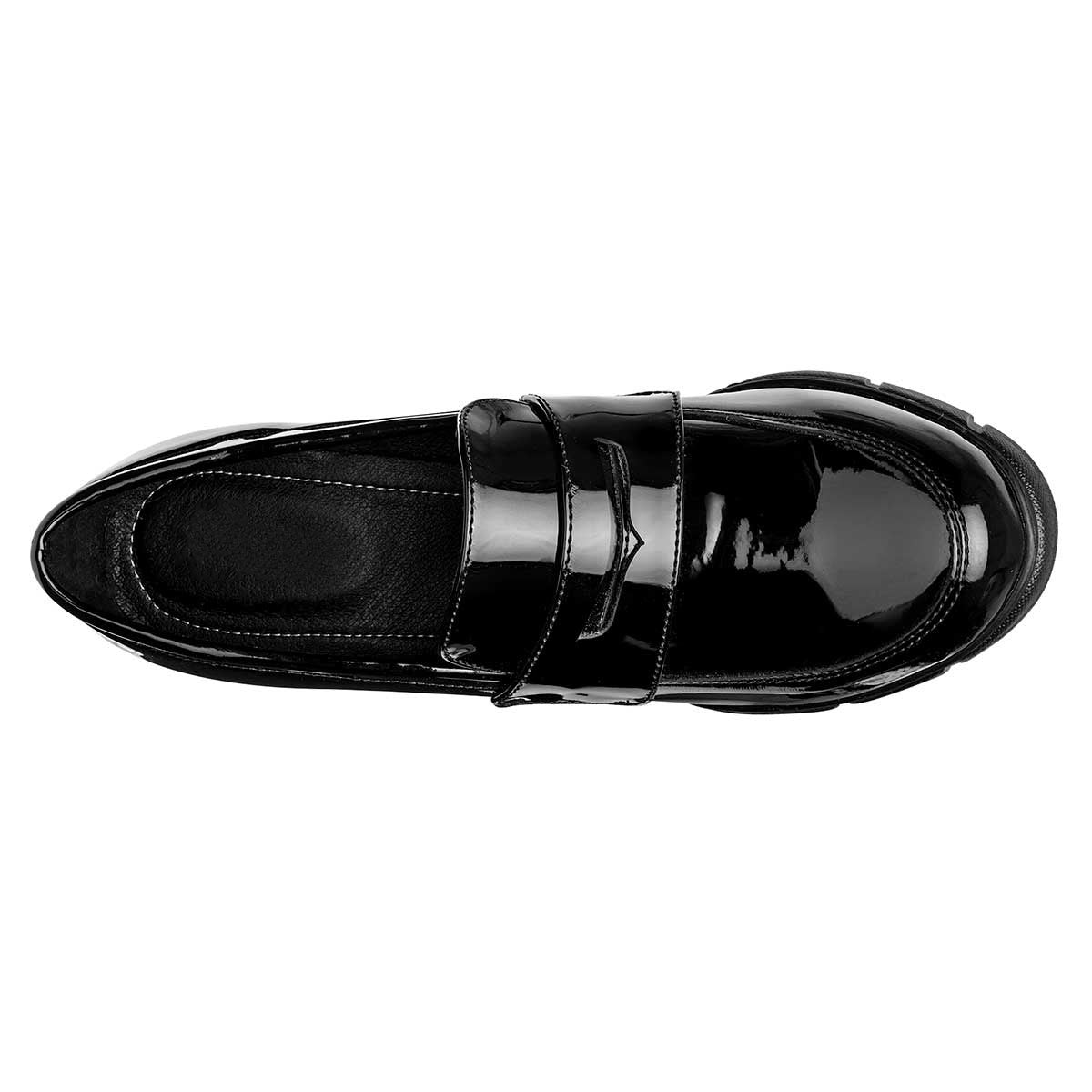 Zapato Mary Jane Exterior Sintético Color Negro De Charol Para Mujer De RBCOLLECTION