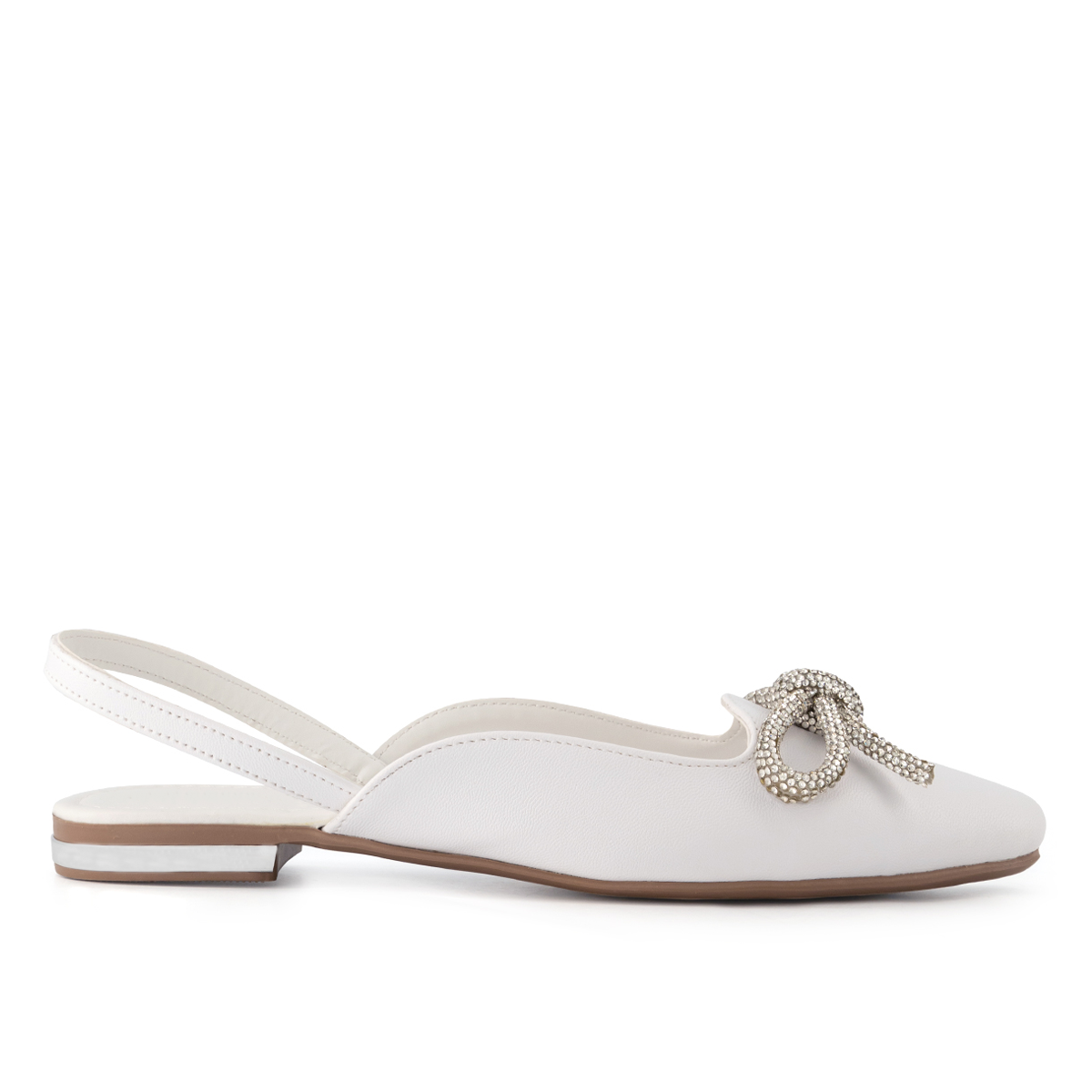 Flats puntales Exterior Piel sintética Color Blanco Para Mujer De RBCOLLECTION